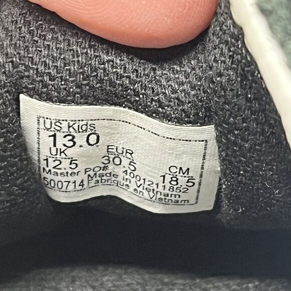 Vans off the wall classic shoe cheetah print kids 13 casual black school 500714 - Picture 6 of 7